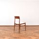 Danish Teak Dining Chairs by Henning Kjærnulf for Korup Stolefabrik, 1960s, Set of 4