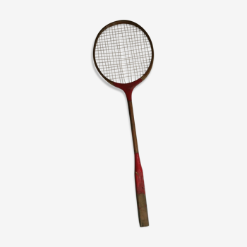 Raquette de badminton en bois red ribbon