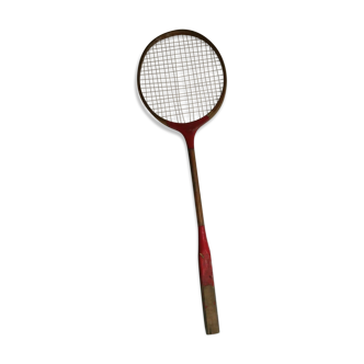 Raquette de badminton en bois red ribbon