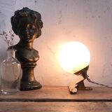 Vintage globe clip lamp