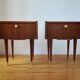 Paire de tables de chevet Mid-Century