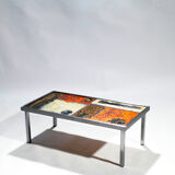 Table low ceramic of Robert and Jean Cloutier to 1950