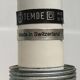Lampe sur pied en verre et métal par E.R. Nele pour Temde, années 1960