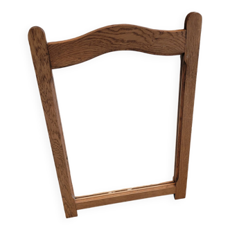 Wooden mustache mirror