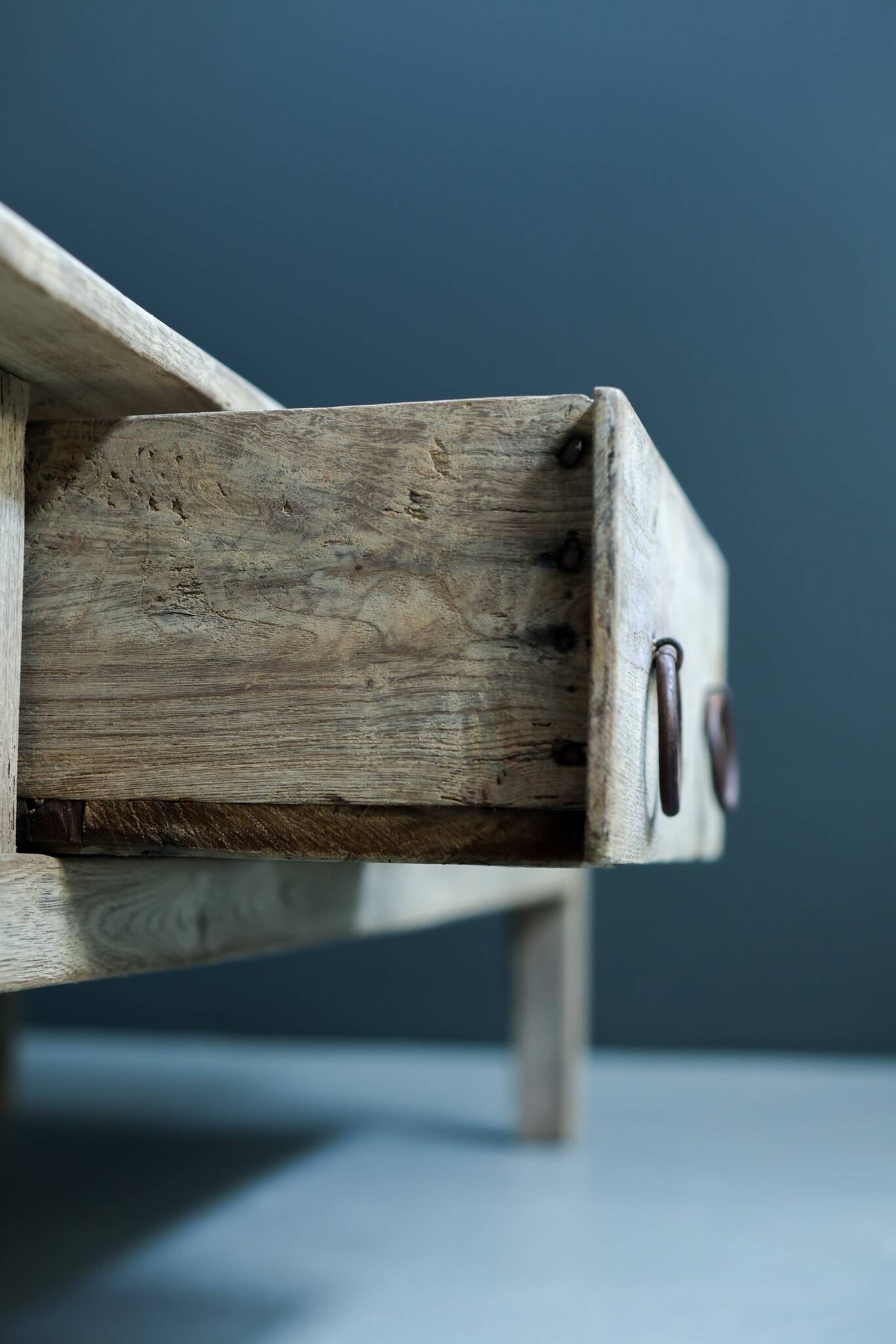 Coffee Table Spanish Farmhouse, Early 19th Century - Oak Table, Antique Tab
