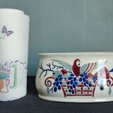 Old ceramic pot cache Lunéville art deco