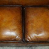 Art Deco canapés by Harry & Lou Epstein, hand-dyed leather.