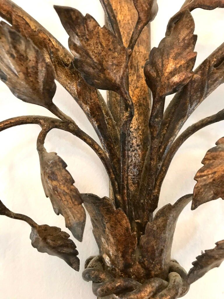 Wall lamp, sword, in the style of the baguès house, circa 1950