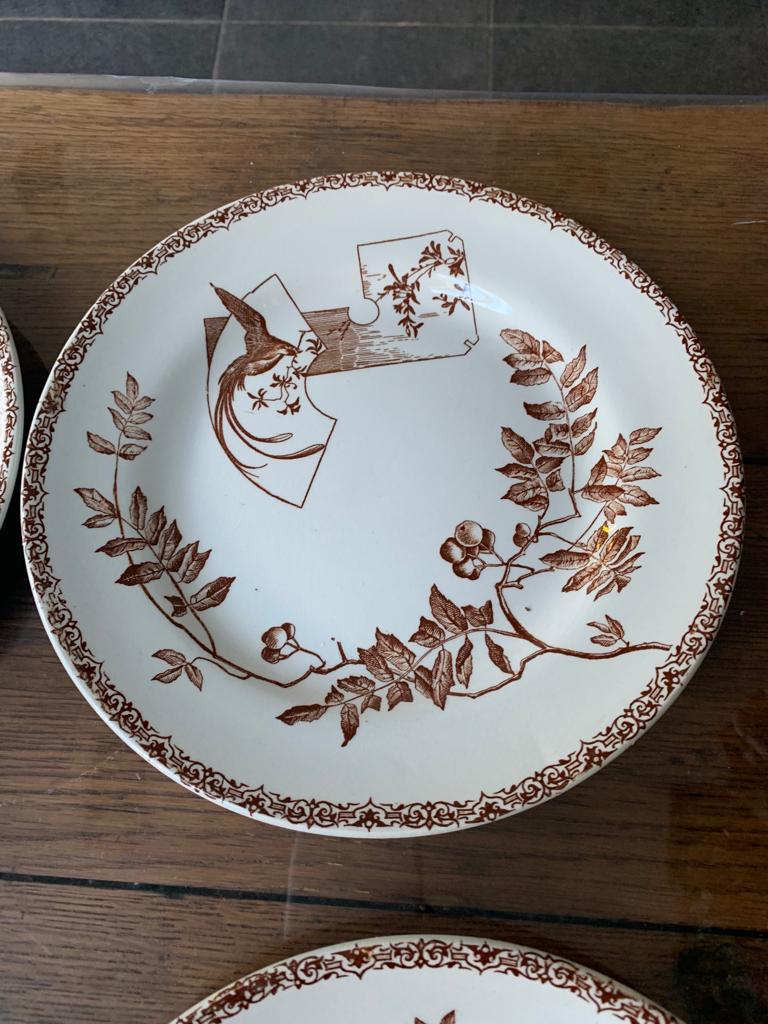 Series of 6 flat plates POP UP CHRISTMAS 2022