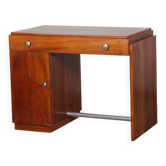 Bureau moderniste en bois, travail des années 1940