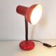Red vintage lamp, 30.5 cm high