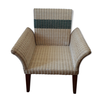 Vintage rattan armchair