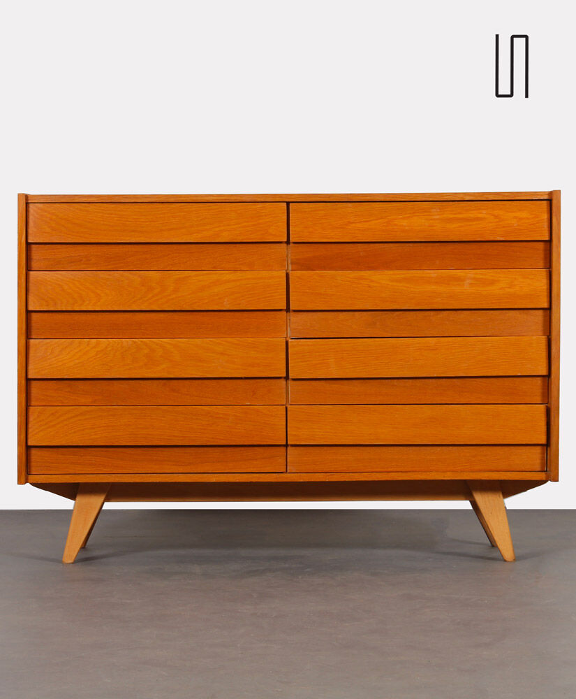 Commode en bois par Jiri Jiroutek, modèle U-453, vers 1960
