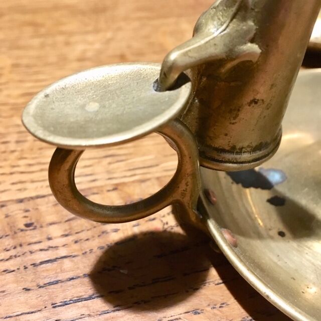 Pair of brass candlesticks