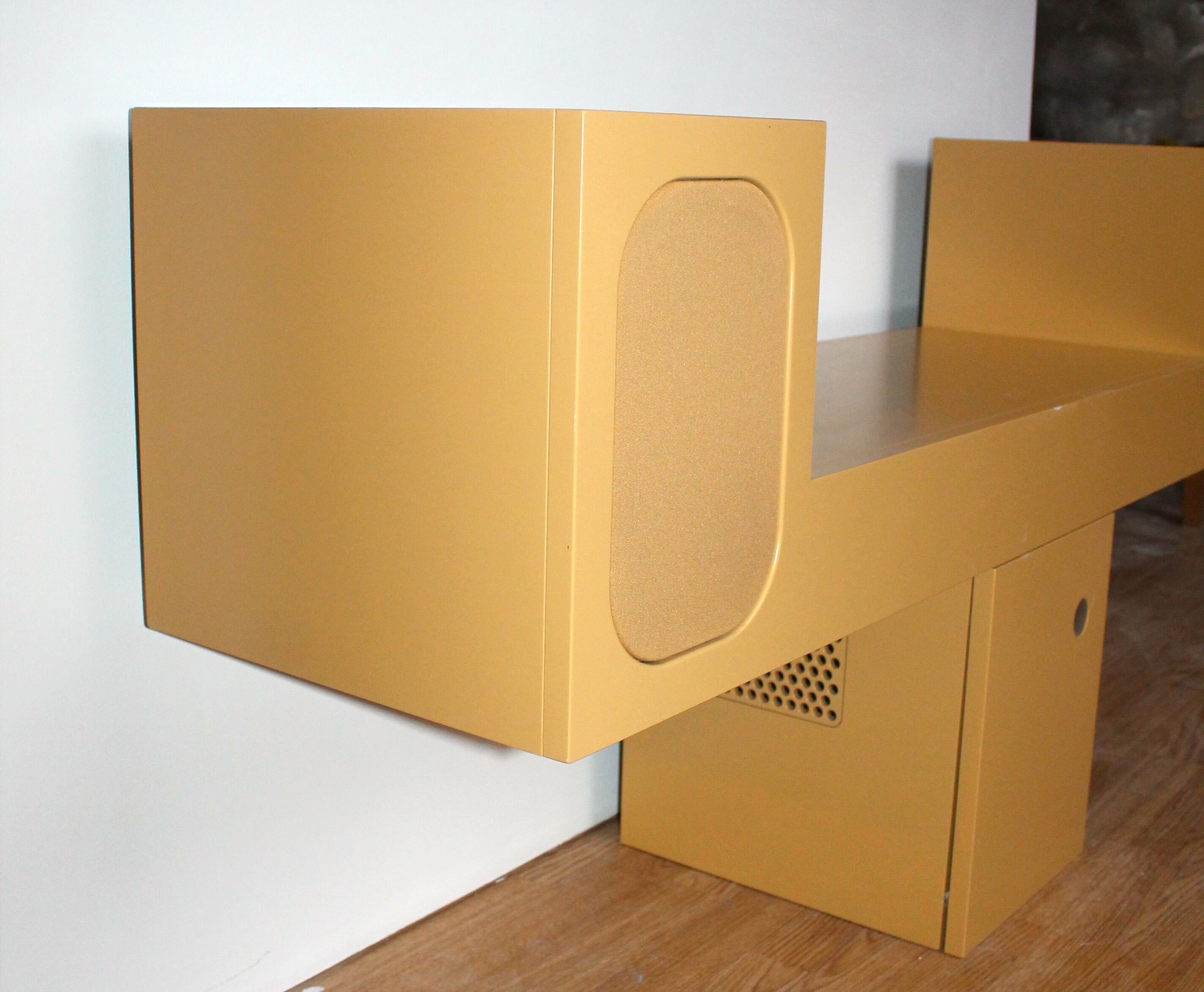 Former furniture hifi LEOLUX for Philips vintage 70's 80's