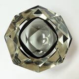 Faceted Murano glass ashtray/empty pocket by Flavio Poli for Segu
