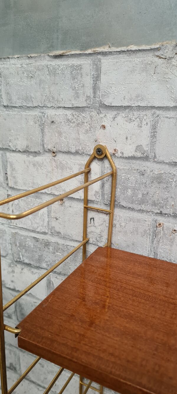 Etagère vintage en acier 1960