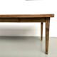 Beech farmhouse table, tapered legs, France, 1970s