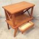 1950s wooden bedside table