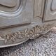 Old cabinet 18th century painted patinated