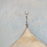 Orientalist painting, unsigned mosque