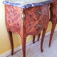 Pair chevets Louis XV marble breccia Violette