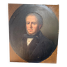 Notable portrait XIX, man, oil on canvas, to restore