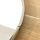 Chrome round mirror 1950 29x33cm