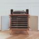 Renovated vintage vinyl cabinet, 1960s