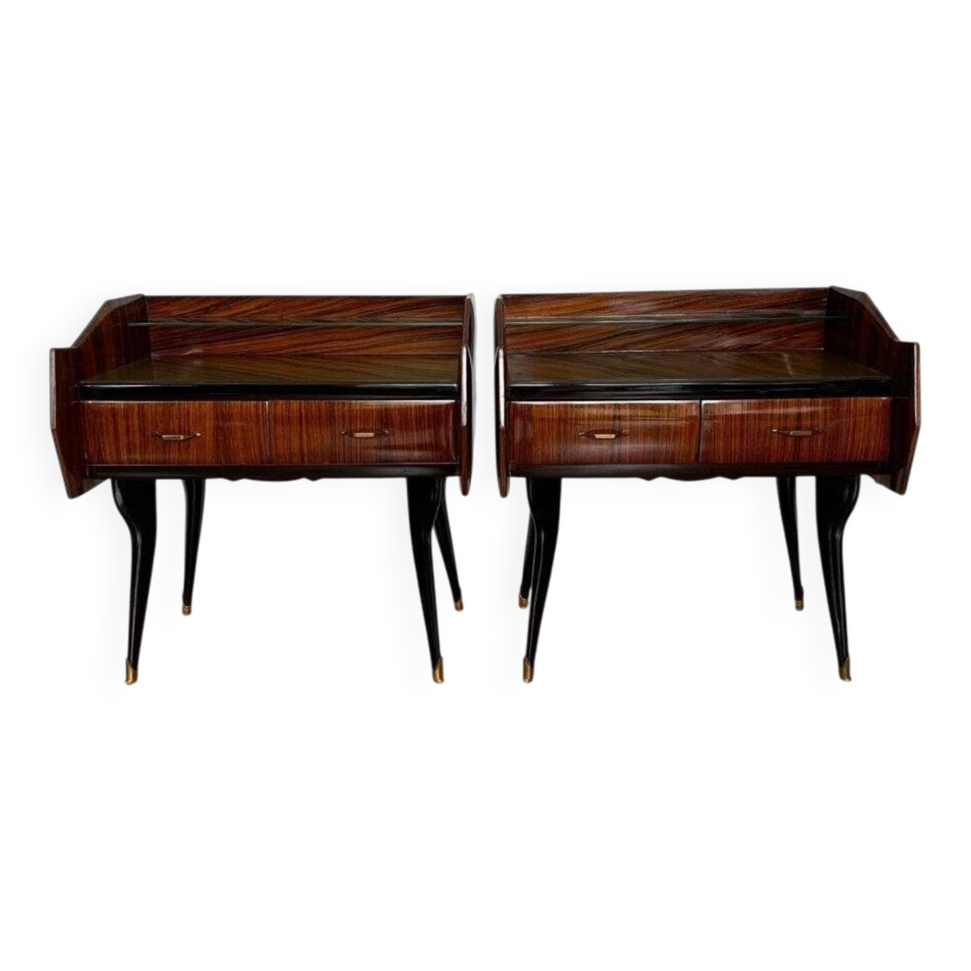 Bedside tables by Paolo Buffa, Italy, 1950s, set of 2