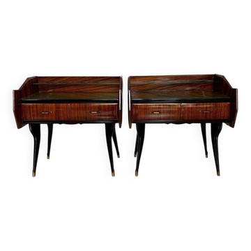 Bedside tables by Paolo Buffa, Italy, 1950s, set of 2