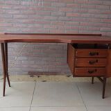 Mid-Century Dutch Modern Writing Desk by Louis Van Teeffelen for Wébé, 1950s