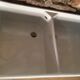 Enamelled stoneware double sink 40