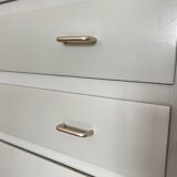 Commode vintage pieds compas