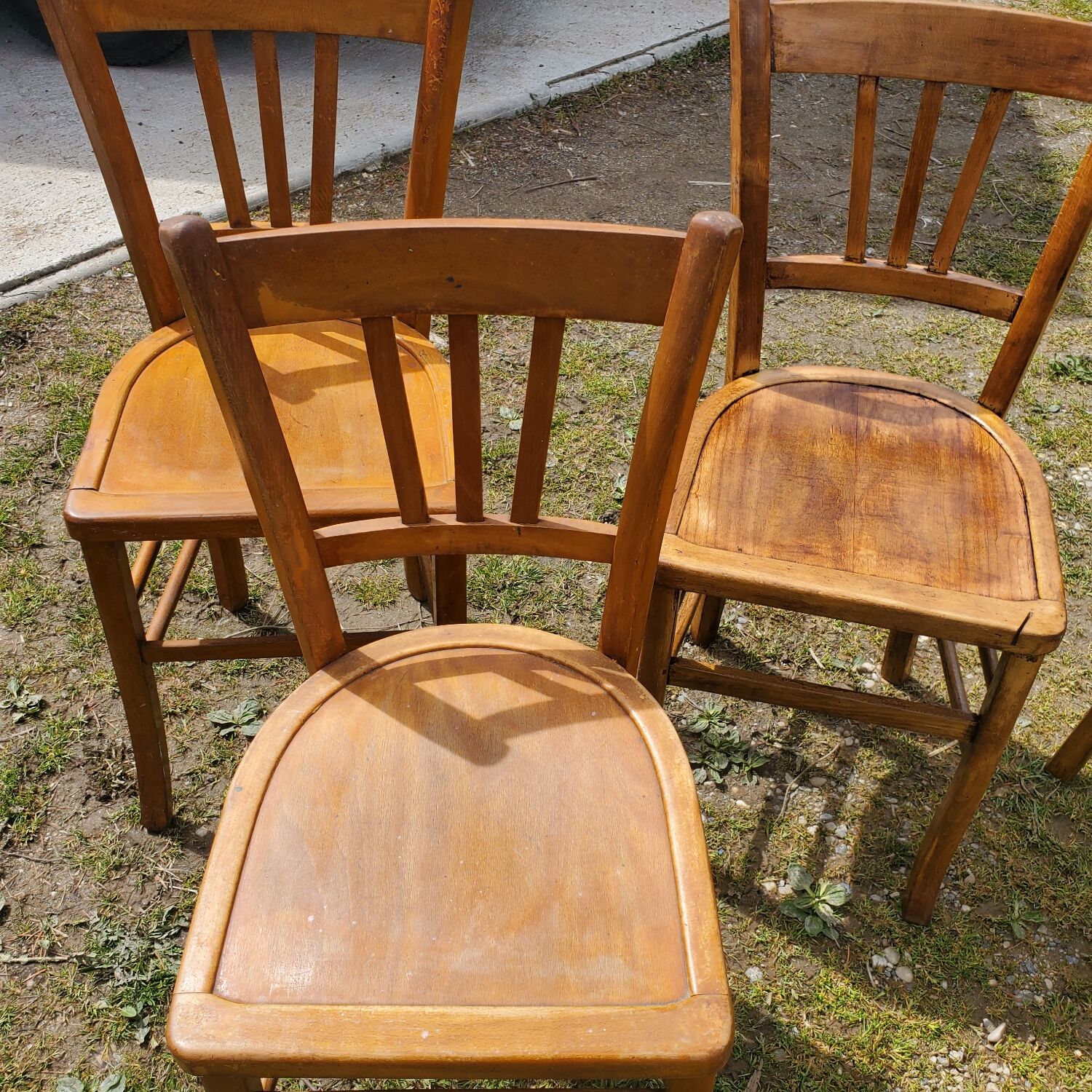 Set of 6 bistro chairs