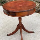 English style round side table lion claw 60cm