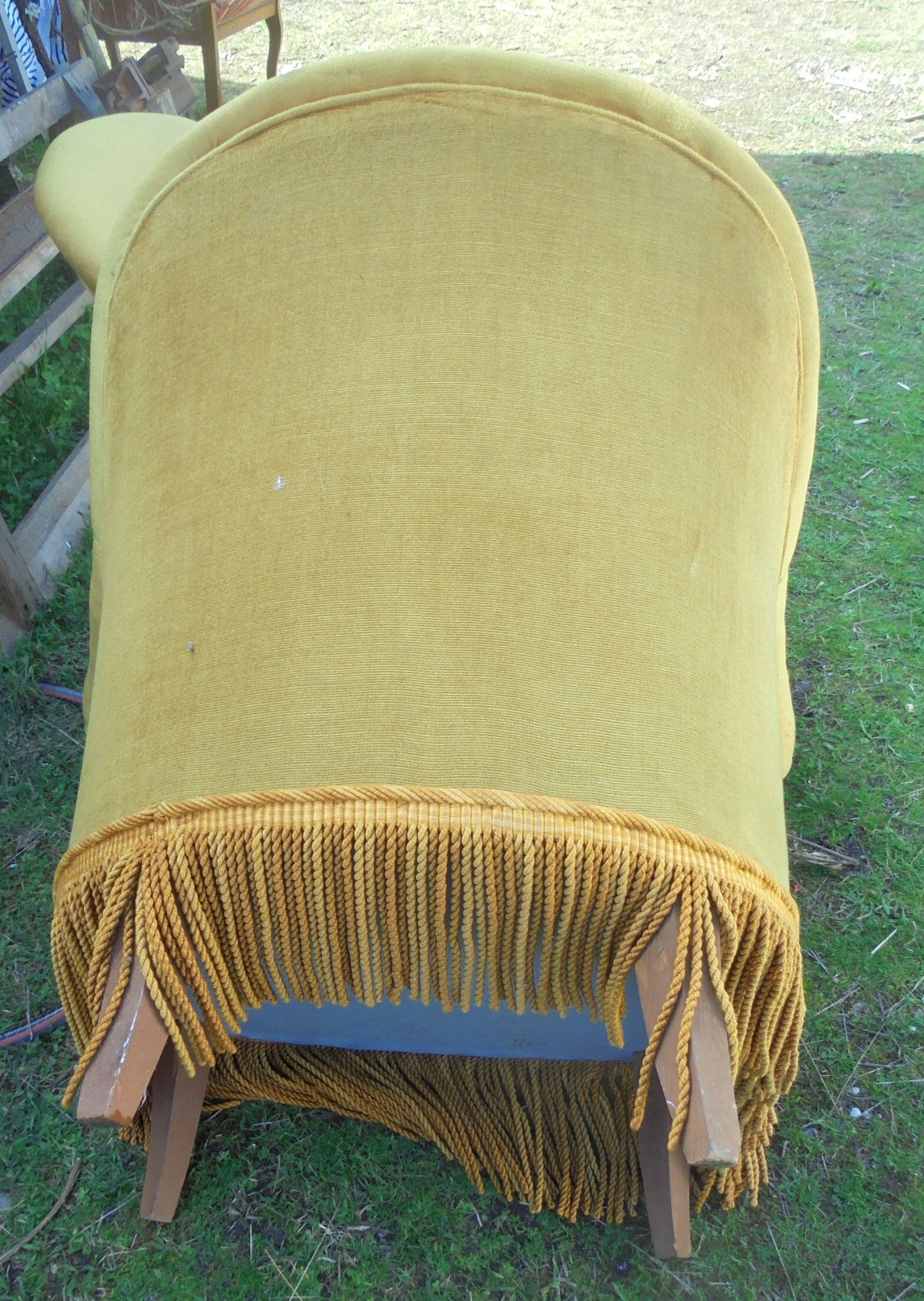 Pair of toad armchairs