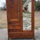 Béarnaise wardrobe in walnut 19th