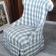 Pair of old crapaud armchairs