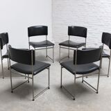 Set of 6 'SM08' dining chairs by Cees Braakman for Pastoe, 1960s