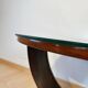 Art Deco Round Side Table in Rosewood Veneer, France, 1930s