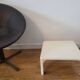 DEMETRIO 45 white coffee table design Vico Magistretti by Artemide Italy 1960