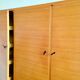 Armoire en frêne doré Guermonprez 4 portes 1950