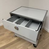 Caisson sur roulettes USM Haller en Gris Clair