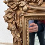 Miroir doré ancien