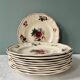Series of 10 “Agreste” flat plates Sarreguemines France