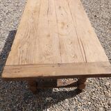 solid oak farmhouse table