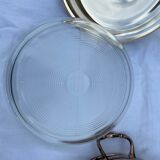 Silver-plated metal vegetable tureen