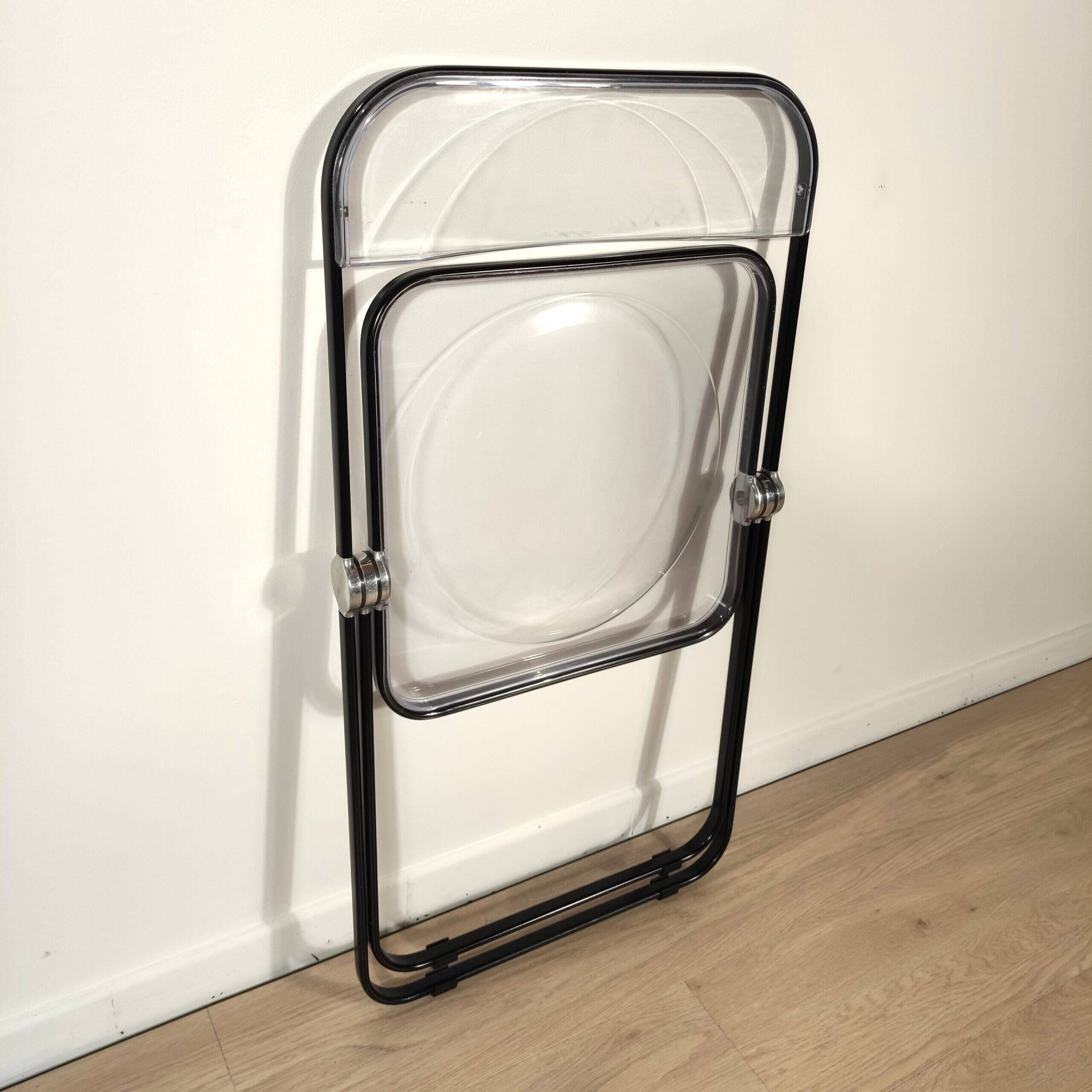 Set of 4 Plia chairs by Giancarlo Piretti – Anonima Castelli