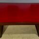 Bureau époque art déco , palissandre, cuir rouge hermes